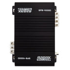 Sundown Audio Full Range Class D Monoblock Amplifier - 1000W/600W RMS 1-Ohm Stable Digital Car Audio Amp with Variable Filters, Bass Boost, Clipping Remote, 4-Way Protection (SFB-1000Dv2)
