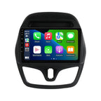 Car Radio Stereo for Chevrolet Chevy Spark Beat 2015-2018 Dash Kit Car GPS Navigation, 1+32GB 9" IPS Touch Screen Head Unit with Car-Play & Android Auto/SWC/Rear View