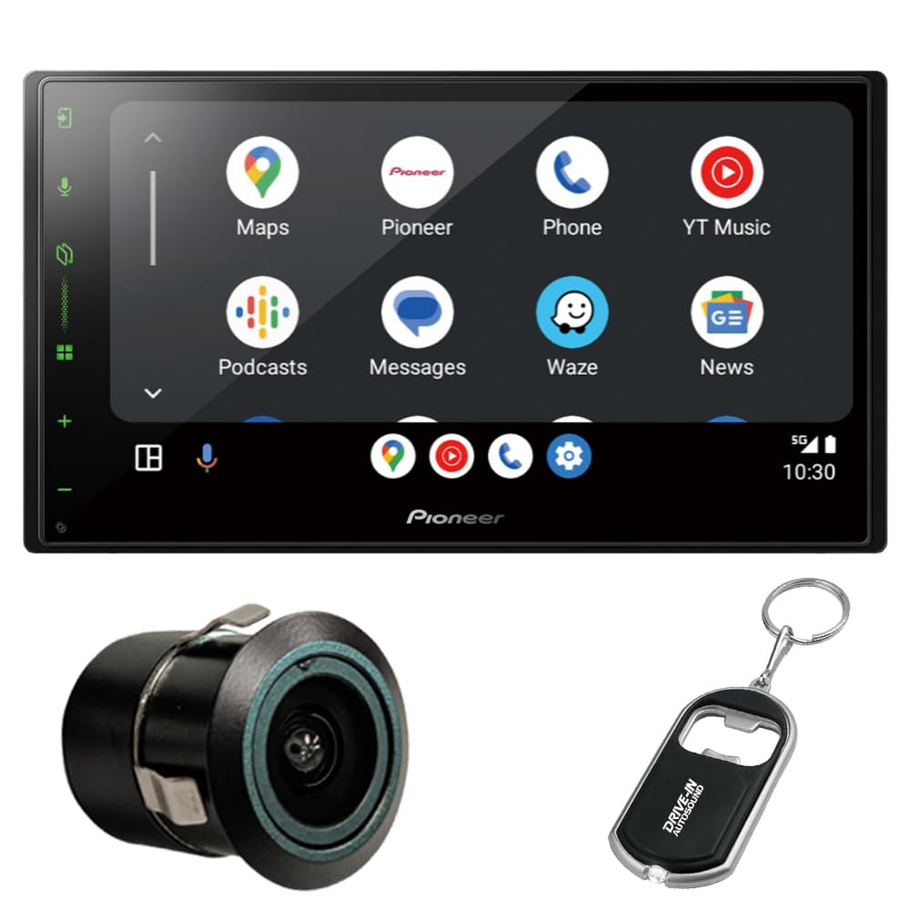 Pioneer DMH-W3050NEX 6.8" 2-DIN Digital Multimedia Receiver with Bluetooth and Backup Bullet Camera