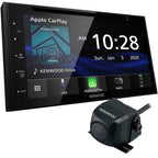 Kenwood DDX5707S 6.8" DVD/CD Receiver with AM/FM RDS Tuner | Plus CMOS-230 Rearview Camera with Universal Mounting Hardware & Video Cable