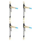 4pcs Easy Ratchet Chain Binder,1/4-5/16in,2500Lbs,G70 Chain