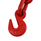 Ratchet Load Binder 5/16" - 3/8" with G70 5/16" X 10ft Binder Chains, Chain Binder WLL# 5400 Lbs, Tie Down Hauling Binder Chains w/ G70 Hook, Ratchet Chain Binder for Cargo Flatbed Trailer (4 Pack)