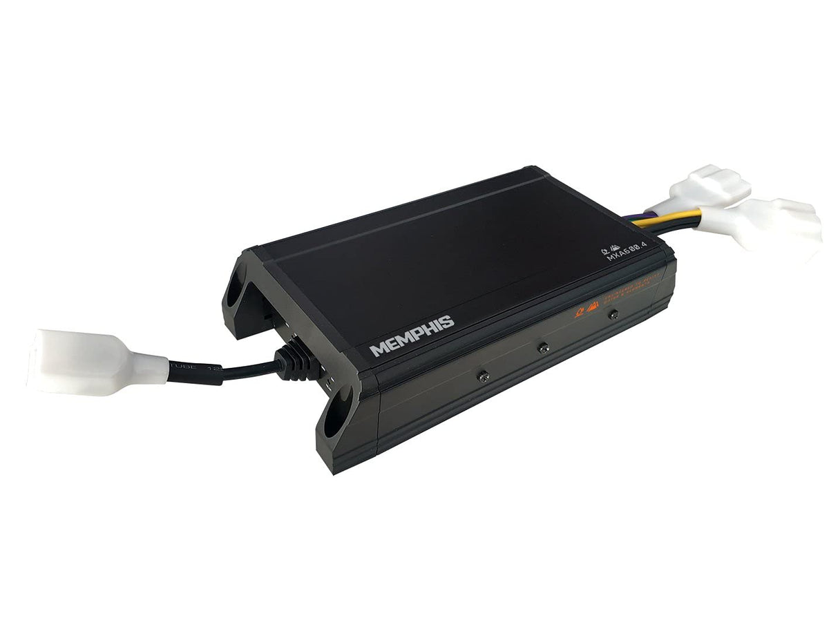 Memphis Audio MXA600.4 600 Watt 4-Channel Marine Amplifier Compact Boat Amp