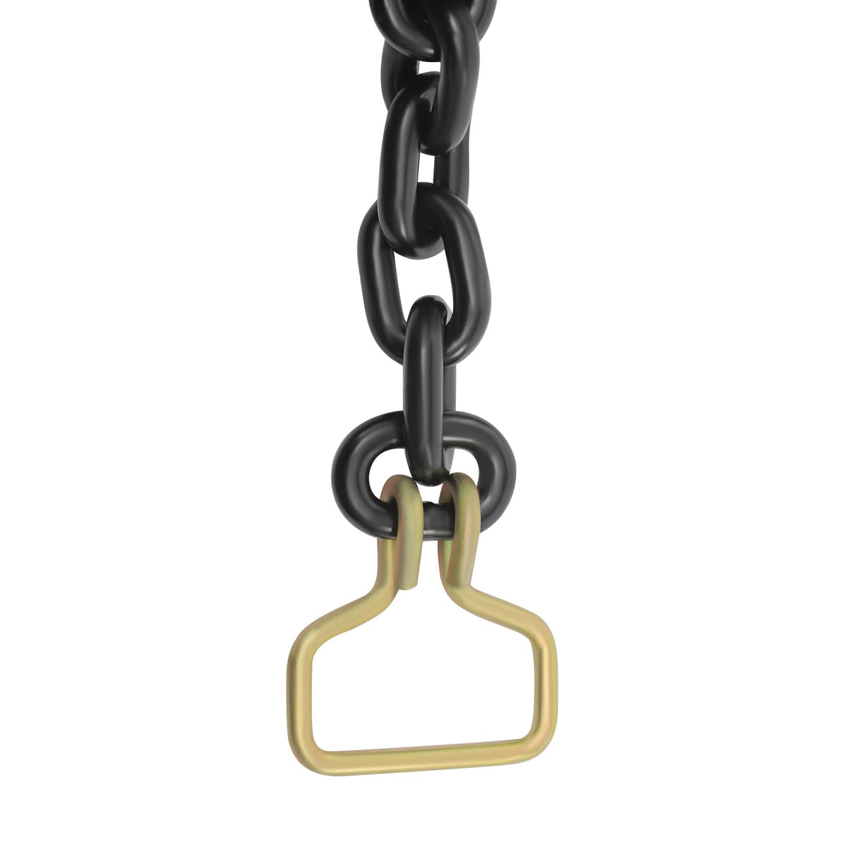 2 Pcs Ratcheting Chain Load Binder 3/8" -1/2" Chain Binder 6600LBS Load Capacity Heavy Duty Tie Down Ratchet Load Binder for Trailers Tractors Outdoor Facilities, Yellow (2 Pcs 6600LBS)