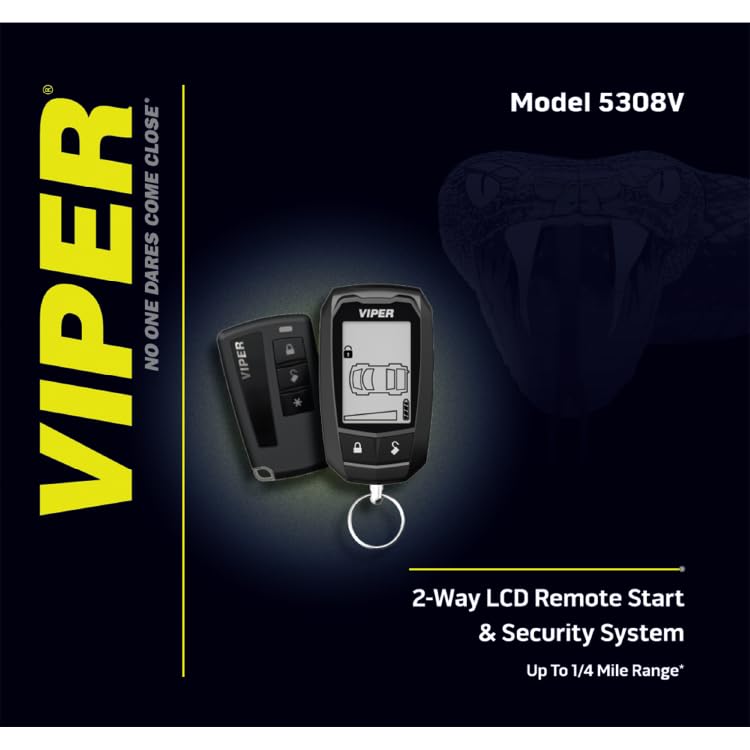 Viper 5308V 2 Way LCD Security with Remote Start Bundled with + (1) DB3 Bypass Interface Module