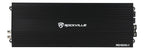 Rockville Mono 1-Ohm Car Amplifier, Class-D, Metal Bass Remote w/Clip Indicator, Low Pass & Subsonic Filters, Compact & High-Efficiency, Ideal for Subwoofers (Black, 1500w RMS)