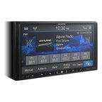 Alpine ILX-407 7" Shallow-Chassis Multimedia Receiver (Does Not Play Discs) and License Plate Camera