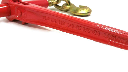4 Ratchet Load Binders 3/8-1/2 Boomer Chain Equipment Tiedown Hauling