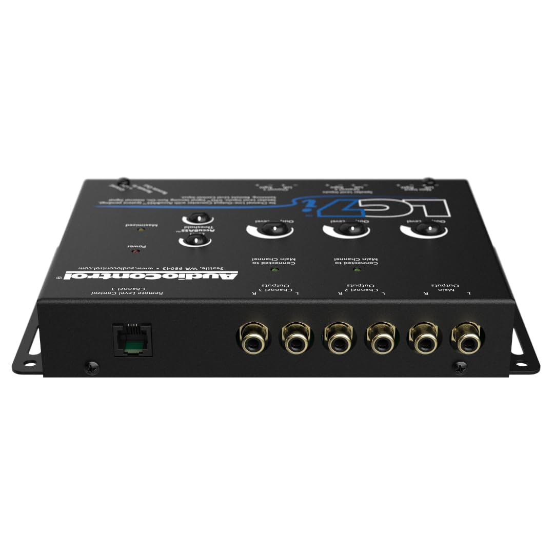 AudioControl LC7i Black 6-Channel Line Output Converter with Bass Restoration