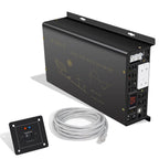 WZRELB Strong Driving Capacity 2500W 24VDC to 120VAC Pure Sine Wave Inverter Power Converter (RBP250024B1), Black