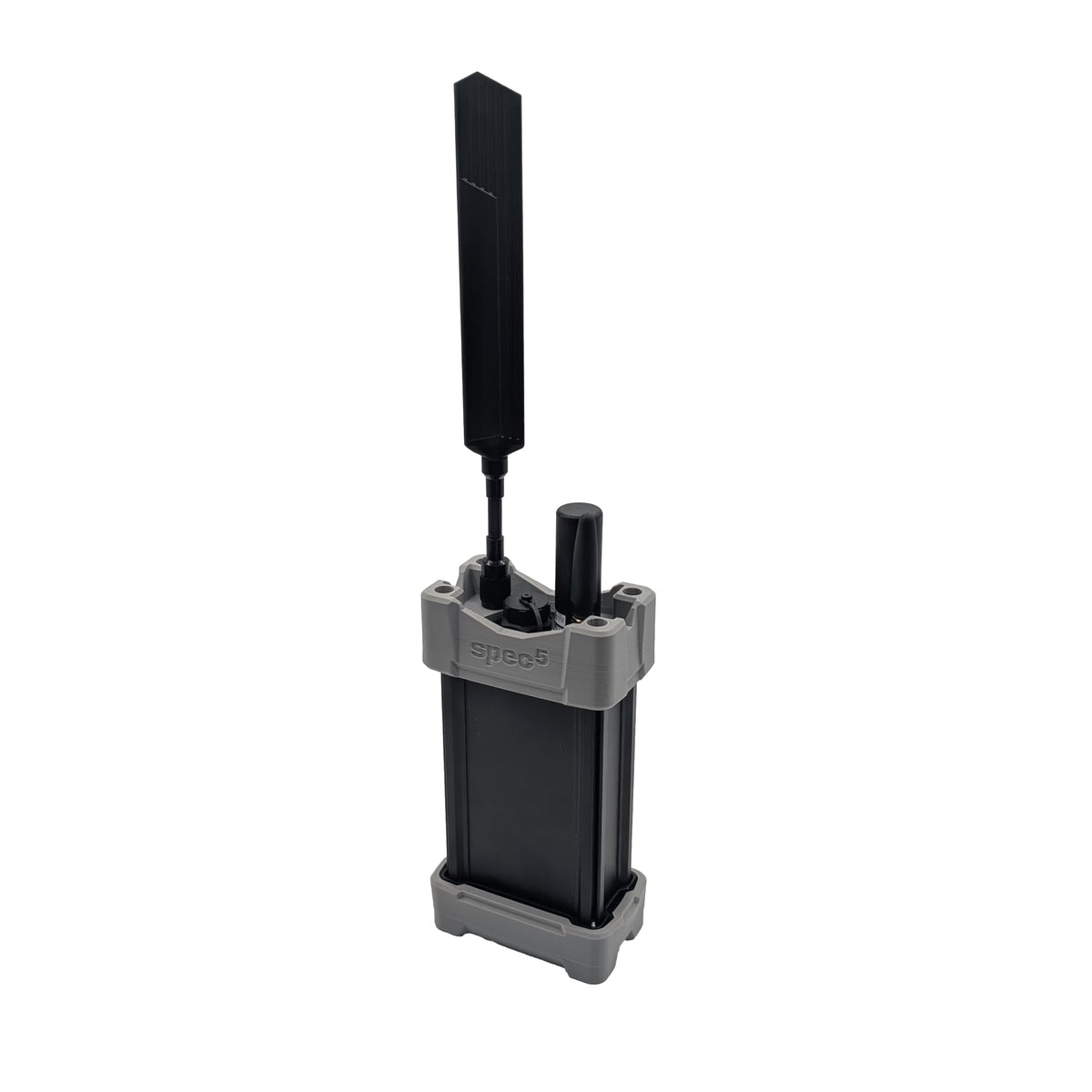 SpecFive Raider Meshtastic-ATAK Lora Military-Grade Mesh Radio, Preflashed with GPS, High-Power, Ip68 Waterproof, Military & SAR Communicator (Black, ATAK-Meshtastic)