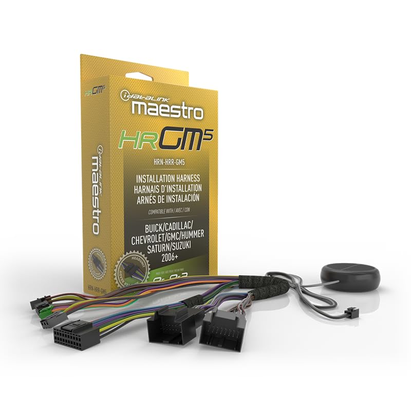ADS-MRR + HRN-HRR-GM5 'Plug & Play' Installation Harness for Select General Motors Vehicles 2006 & UP