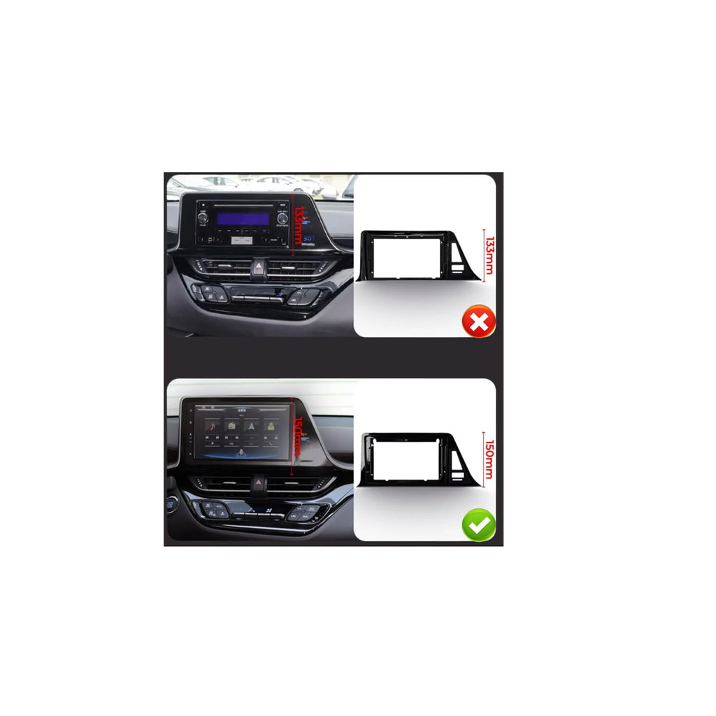 Android 14 Car Radio Stereo for 2016-2021 Toyota CHR LHD, 9 Inch Touch Screen Head Unit with Wireless CarPlay Android Auto, GPS Navigation Bluetooth WiFi 5G DSP SWC Backup Camera