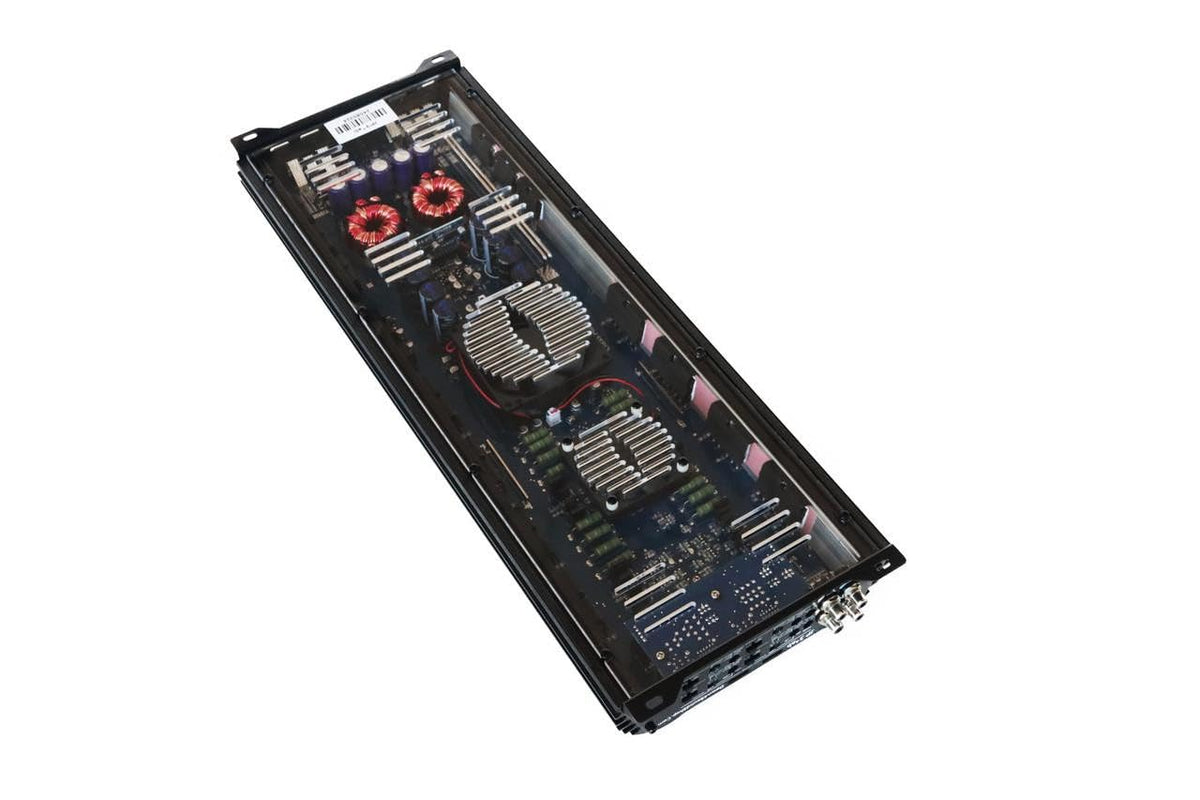 JP34 AB Black Gloss 4 Channel Car Audio Amplifier | 590W RMS Class AB Power Amp | Car Stereo Speaker Amplifier | High-Performance Automotive Sound