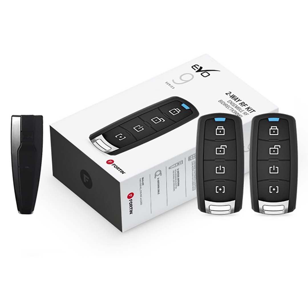 Fortin RFK942 2-way Rf Kit 6000 Ft Range [2] 4-button Led Remotes Works With Evoone And Evoall