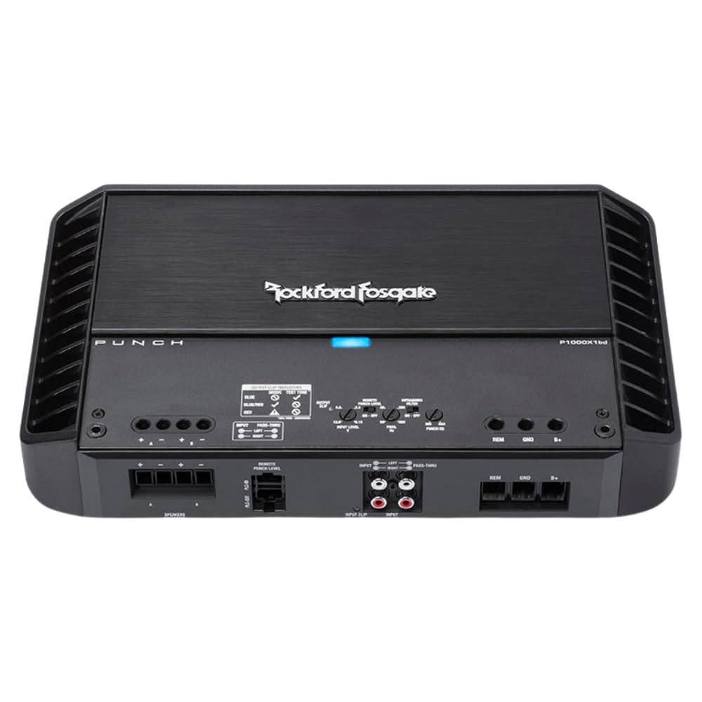 Rockford Fosgate Monoblock 1000W RMS Punch Series Class BD Power Amplifier