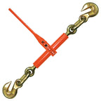 VULCAN Load Binder with 2 Grab Hooks - 4 Pack - Ratchet Style - 7,100 Pound Safe Working Load (Works with 5/16 or 3/8 Inch G70 or G80 Chain)