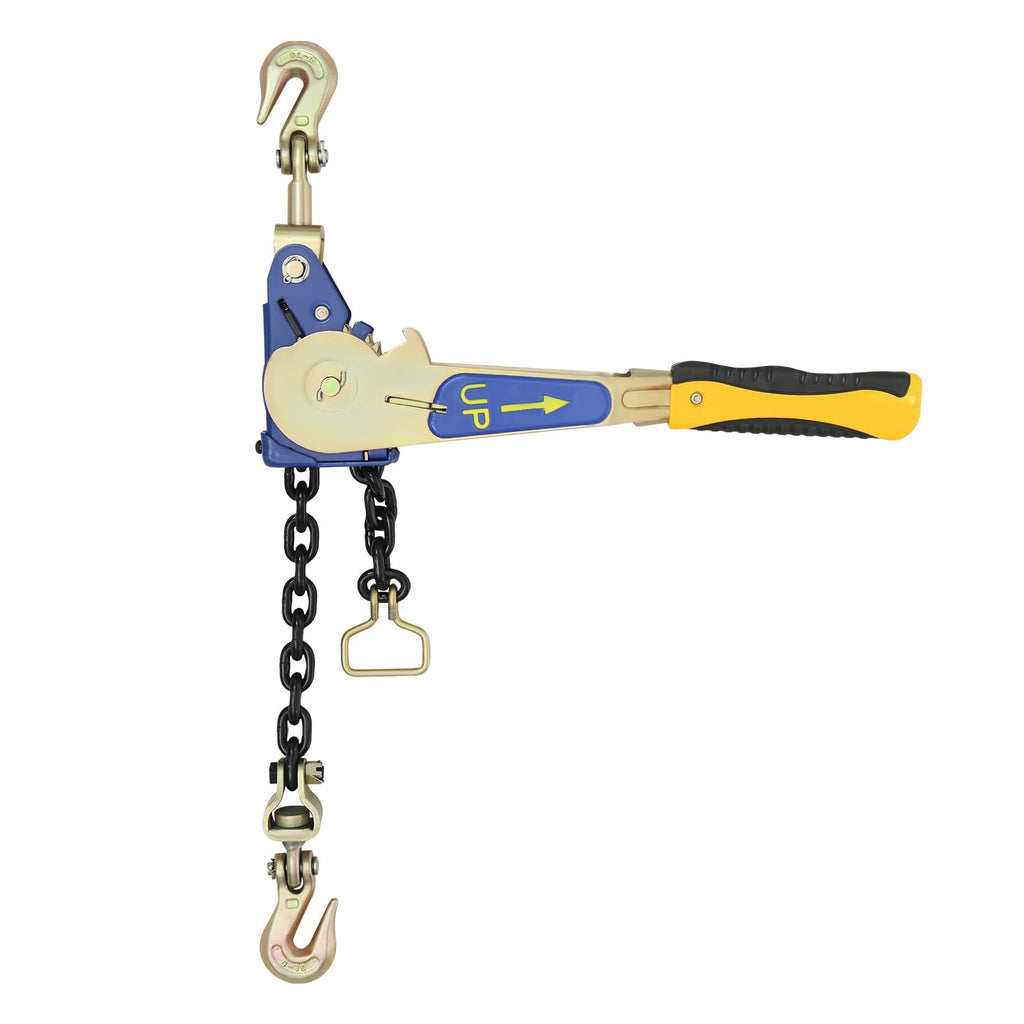 2 Pack 5/16-3/8in Ratcheting Chain Load Binder for Trucks