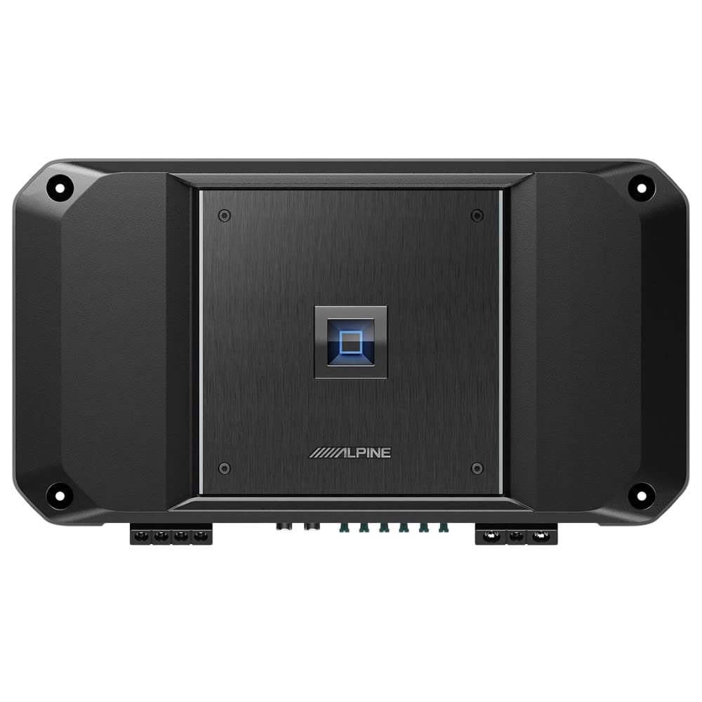 Alpine R-Series R2-A150M High-Performance Class D Mono Amplifier with 1500 Watts RMS Power w/Bass Knob and DIAS Keychain