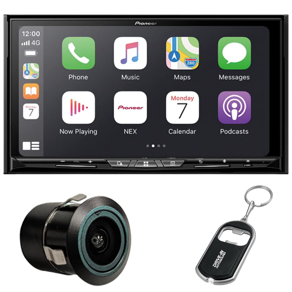 Pioneer AVIC-W8600NEX 7" Multimedia Receiver and Navigation System with Bullet Camera Compatible with Amazon Alexa, Android Auto/CarPlay