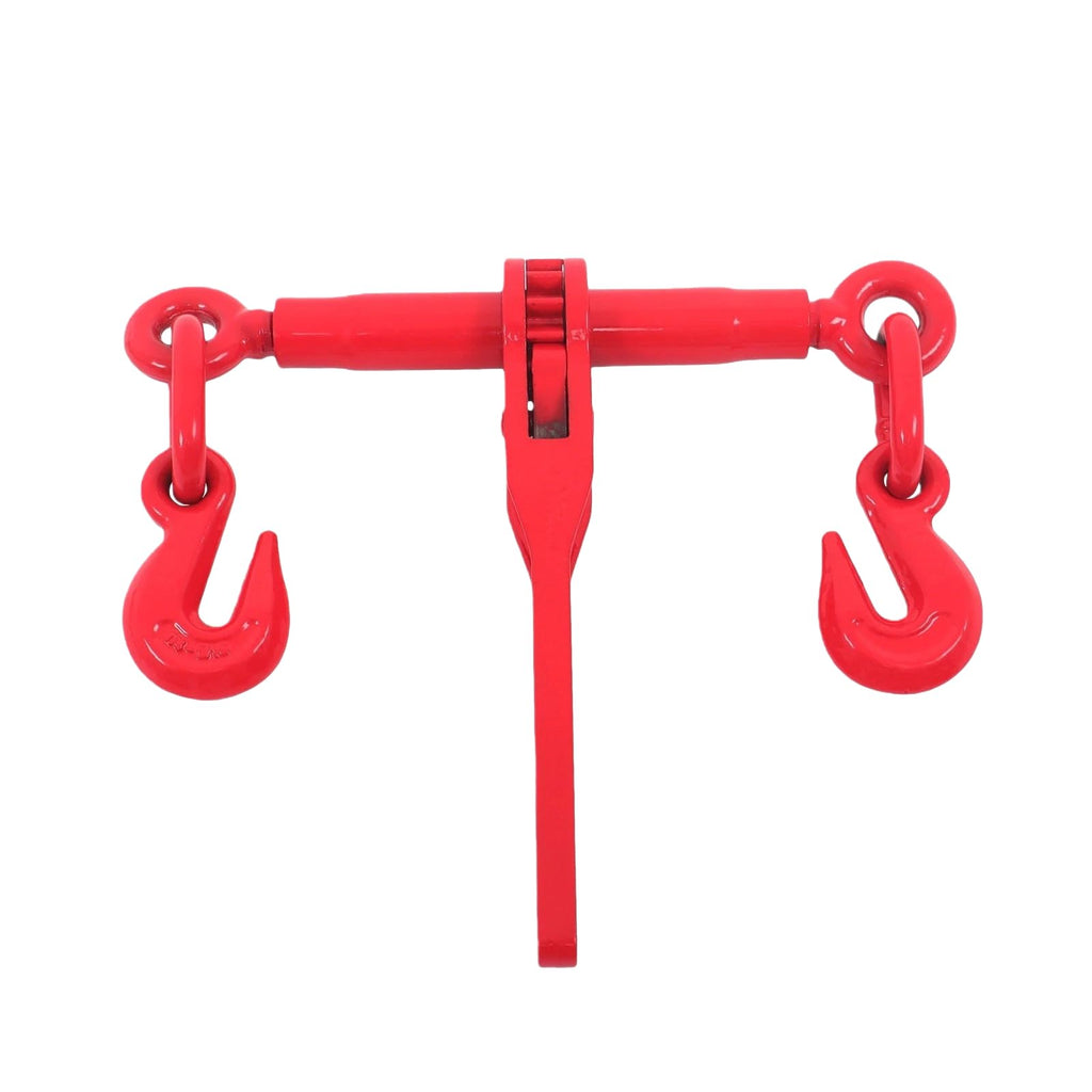 2200LBS Heavy Duty 1/4"-5/16" 2×Ratchet Chain Binder W/1/4" X 12FT Binder Chain
