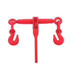 2200LBS Heavy Duty 1/4"-5/16" 2×Ratchet Chain Binder W/1/4" X 12FT Binder Chain
