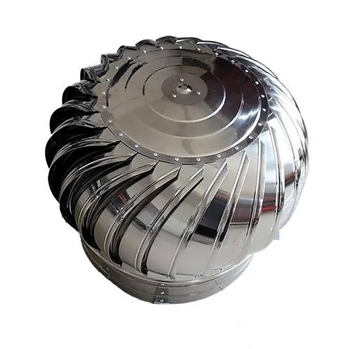 SARKEY Roof Turbines Ventilator, 304 Stainless Steel Rotating Ventilator Cap, Wind Rotating Chimney Cowl, Roof Rotating Exhaust Heat Dissipation Vents, Attic Air Vent Ventilating Fan(450mm/17.7in)