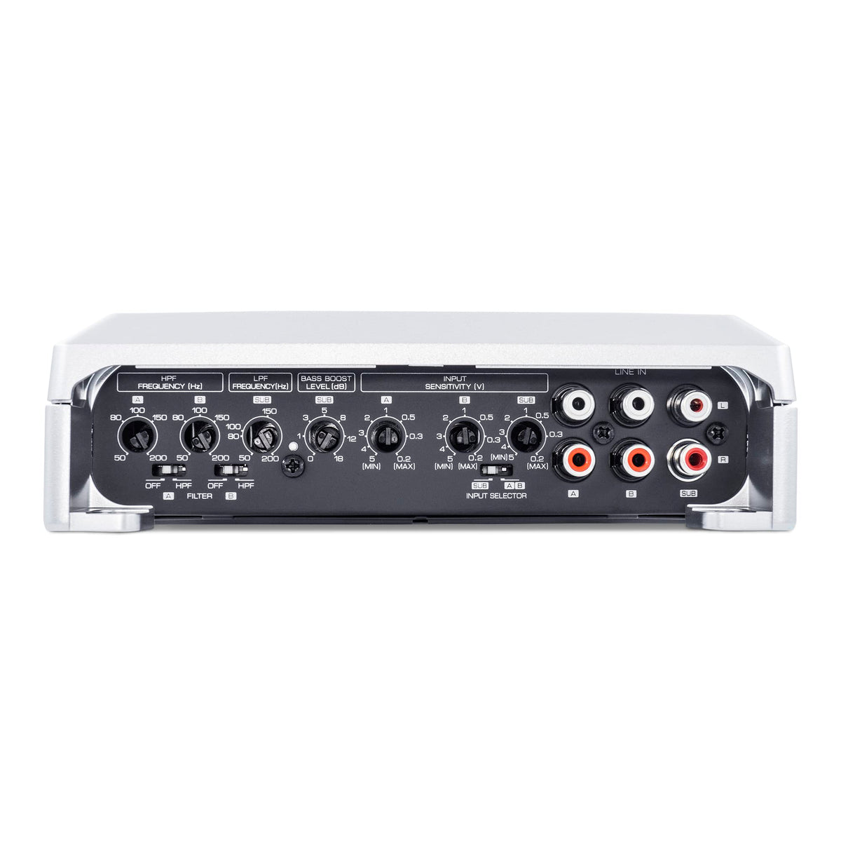 KENWOOD KAC-M8005 5-Channel Marine/Motorsports Car Amplifier - 1600 Watts, Waterproof, High-Pass Filters, Saltwater Resistant | Enhance Your Outdoor Audio Experience!