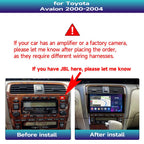 Android 14 Car Radio Stereo for 2000-2004 Toyota Avalon - 9.03" IPS Touch Screen, Upgrade Dash Kit with CarPlay & Android Auto, GPS Navigation SWC Support Bluetooth 5 WiFi 4/5G