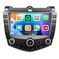 9" Android 14 Car Stereo Radio for Honda Accord 2003-2007 with Wireless Carplay Android Touch Screen Car Stereo GPS Navi Mirror Link WiFi Bluetooth FM/RDS AHD Backup Camera Mic, 2+32G