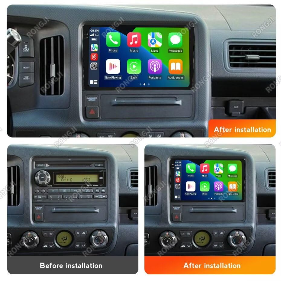 2+64GB Android Radio for Honda Ridgeline 2005-2015 Stereo Upgrade Dash Kit