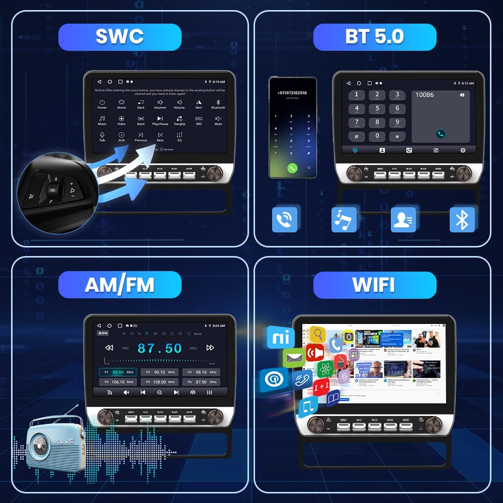 Android 13 Car Radio for Toyota Tacoma 2005-2015 [2G+64GB]