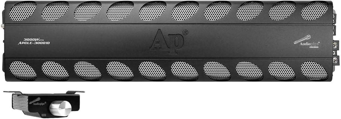 Audiopipe APCLE-30001D Class D Mono Power Amplifier, 3000W, 2 Ohm
