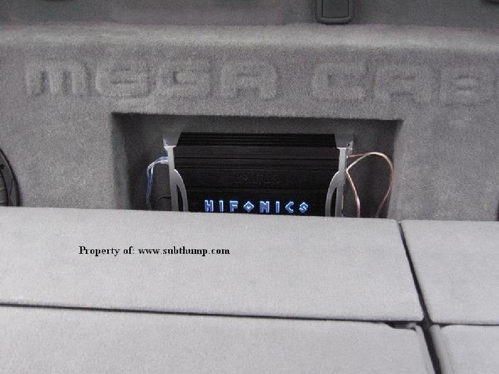 2012-2018 Ram Mega Cab Dual 12 Sub Box with Amp Space