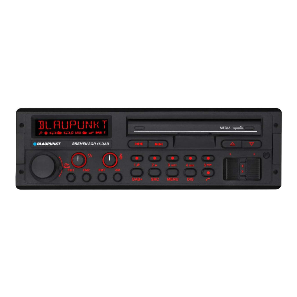 BLAUPUNKT Bremen SQR 46 DAB Retro Car Stereo 80s Classic Bluetooth USB SD AUX - Black