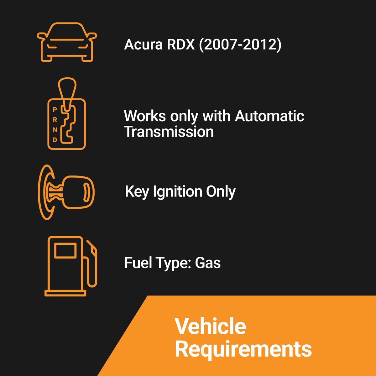 Start-X Remote Start Kit for Acura RDX (2007, 2008, 2009, 2010, 2011, 2012)