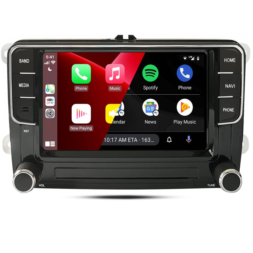 7" Wireless CarPlay AndroidAuto Stereo for VW Golf Jetta Passat