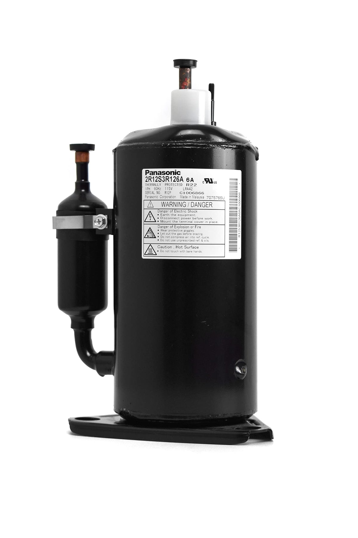 Replacement Compressor for Thermal Edge Enclosure Air Conditioner, Model NE060126, NE080126, and TM081126