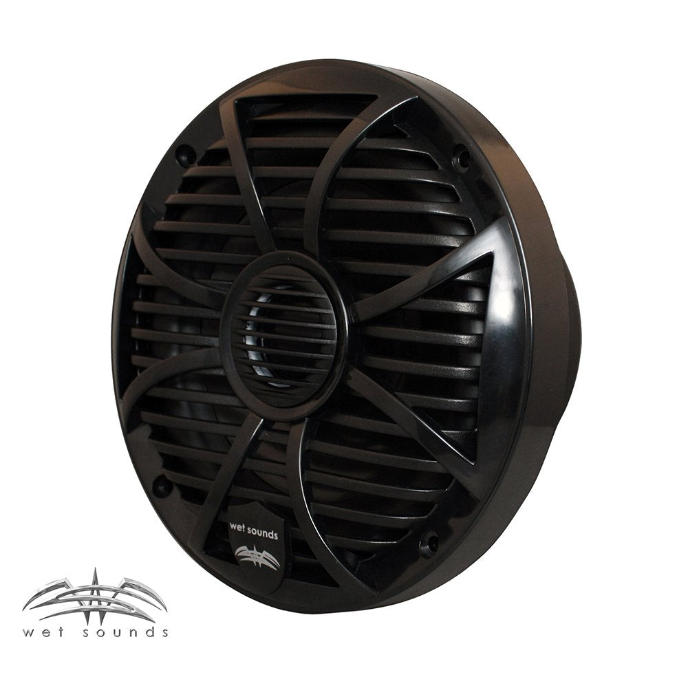 Wet Sounds Bundle: Three Pairs of SW-650-B Black Grill 6.5" Marine Speakers, 100 Watts RMS Each