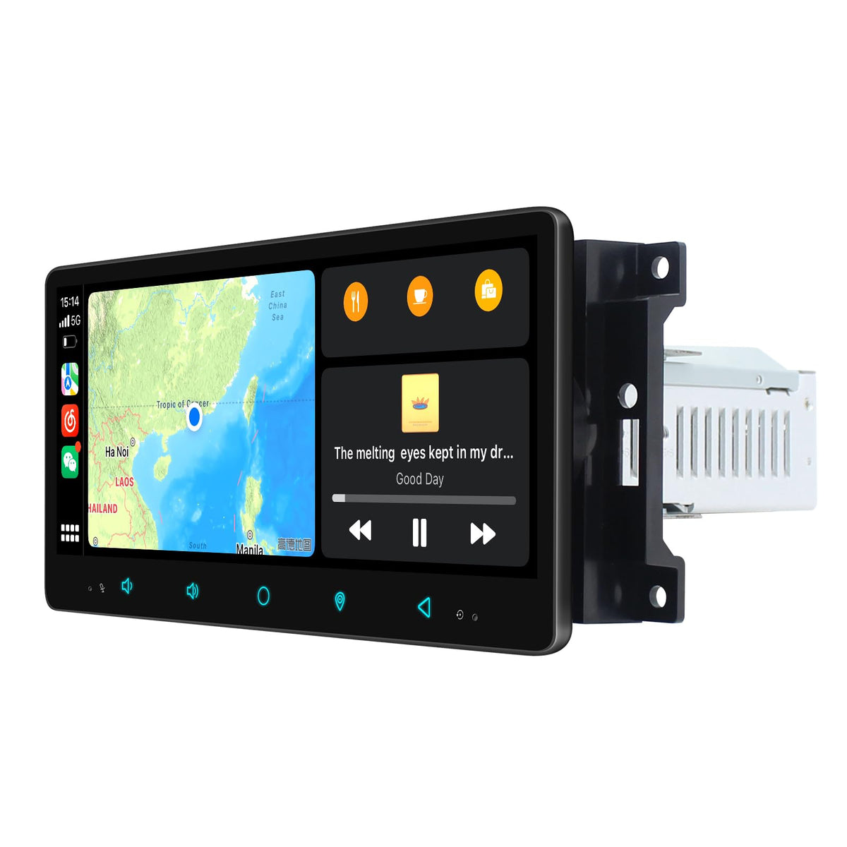 Joying Car Radio for Jeep Wrangler JK 2011-2018 Upgrade Android 13 Floating Stereo 11.6" IPS Touchscreen 8GB+128GB with Wireless CarPlay & Android Auto, Bluetooth, GPS, AM/FM, SWC(JY-JP111T8)