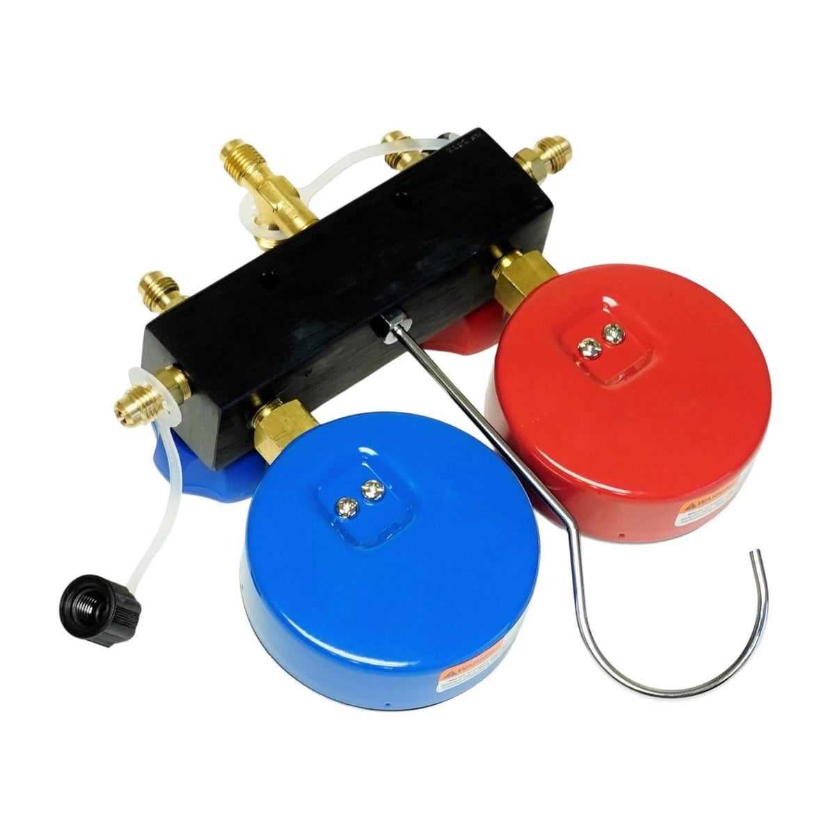 93524-TP 2-Way Aluminum Charging Manifold 24" Hoses R600a R290 R134A