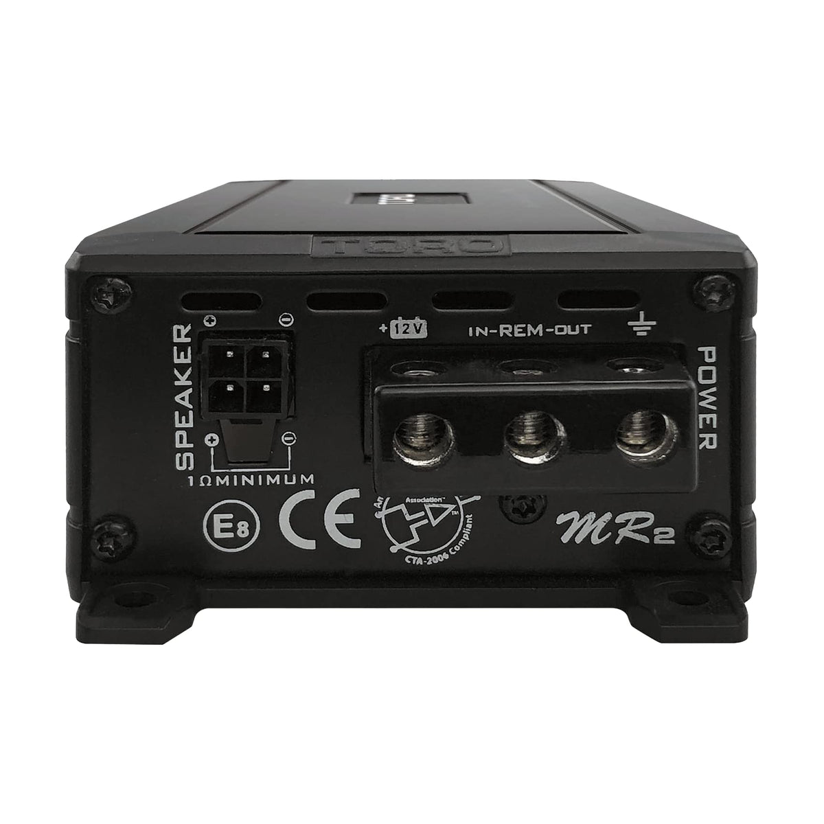TORO TECH MR2 Micro 500W RMS Monoblock Car Amplifier | 1000W Peak Class-D Subwoofer Power Amp, 1Ω Stable, Auto Sense Turn-On, Variable Crossover, Compact Design for Cars & Powersports