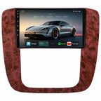 8Core 32ROM QLED Screen for GMC Yukon Sierra 2007-2013 Chevy Tahoe Suburban Silverado Radio: 9" HD IPS Touchscreen Android 15 Upgrade Carplay Android Auto GPS 5G WiFi Backup Camera FM SWC