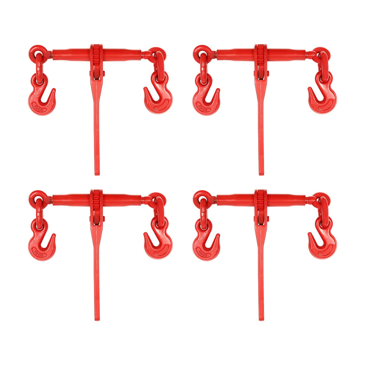 Ratchet Chain Binder 2Pcs 5400 lbs, Load Binder for 5/16-3/8" Chain