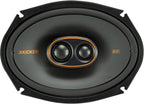 KICKER 51KSC69304 6"x9" KS 3-Way Speakers with Vixen Go Sound Deadener for Cars 80 mil, Butyl Rubber Deadening Material (2 Sheets, 1.3 sq ft Total)