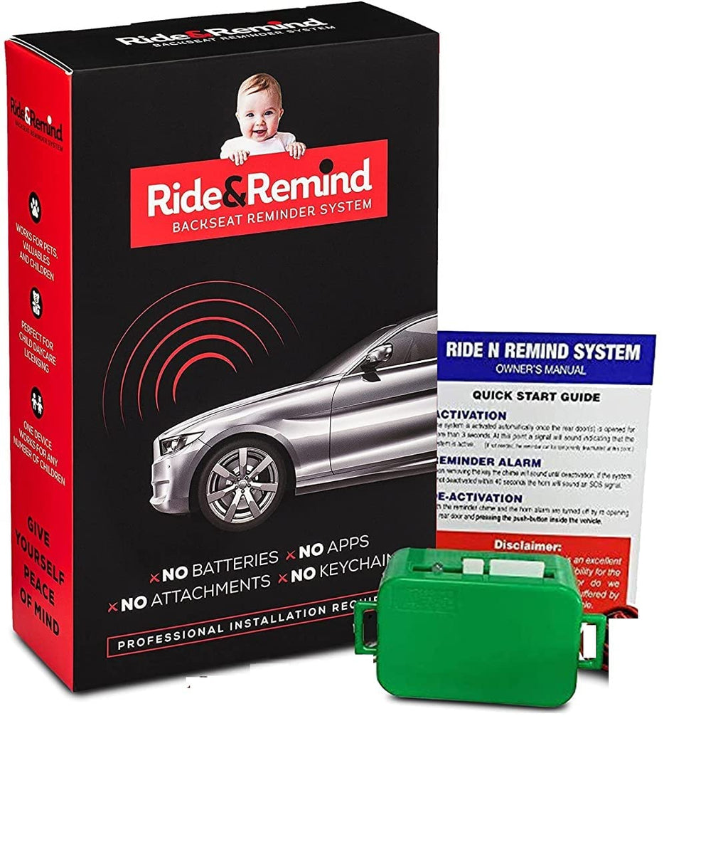 Car Alarm - Back Seat Reminder System - Baby Car Seat Reminder Alarm - Perfect for Children & Pets (Must be Professionally Installed)