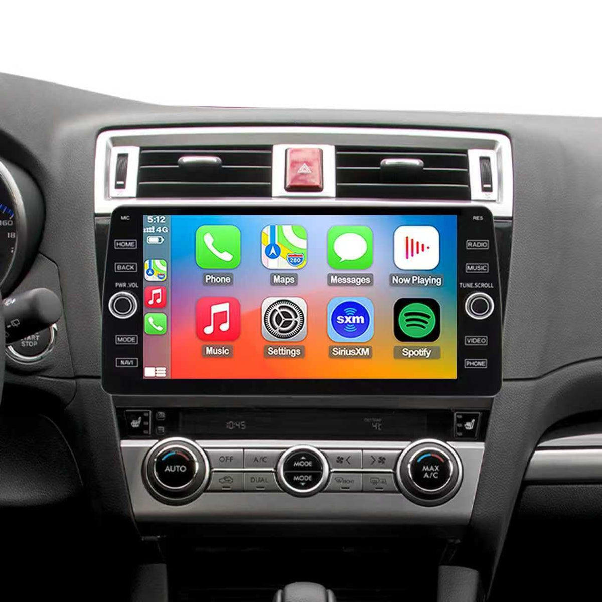 4G LTE Radio for Subaru Legacy Outback 2015 2016 2017 2018 2019 Upgrade,8-Core CPU QLED Touch Screen Stereo,Wireless CarPlay & Android Auto