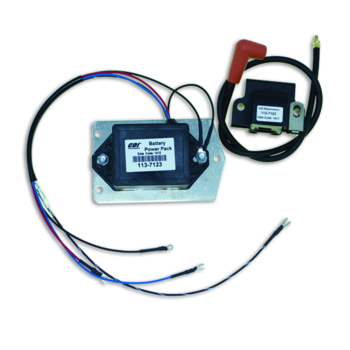 CDI Electronics 113-7123 Johnson/Evinrude Battery Power Pack - 3 Cyl (1968-1972)