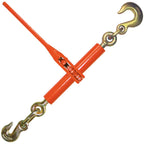VULCAN Load Binder with 2 Grab Hooks - 4 Pack - Ratchet Style - 7,100 Pound Safe Working Load (Works with 5/16 or 3/8 Inch G70 or G80 Chain)