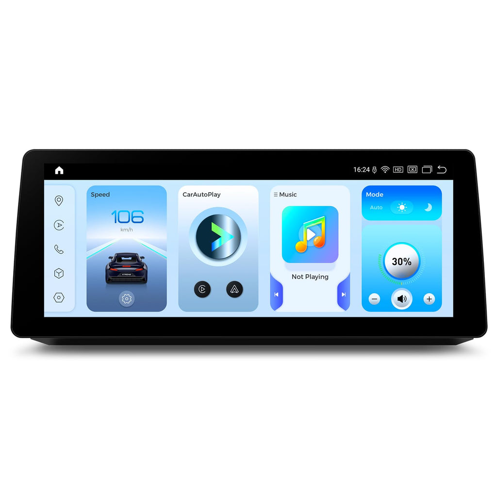 XTRONS 12.3 Inch Android 14 Qualcomm 680 Car Stereo for BMW 5 Series E60/E61/M5 (2005-2008) CCC System, IPS Touch Screen 8+128GB Car Radio GPS Navigation Support Wireless CarPlay Android Auto